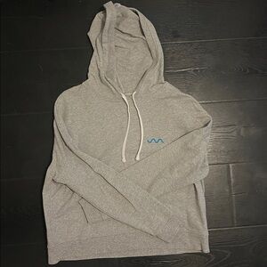Madewell Hoodie with Blue Wave Design